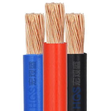 Savitljiv električni kabel 450/750V LGY 2,5mm 1m, crna