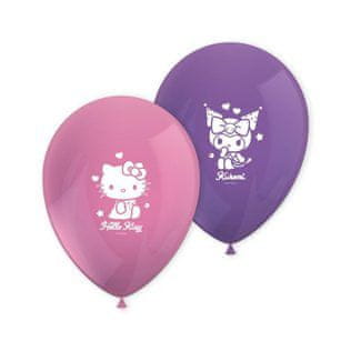 Procos Hello Kitty raznobojni lateks baloni 23 cm 8 kom.