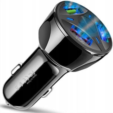 Brza automobilska punjač 3xusb qualcomm qc 3.0 koanni