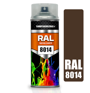 RAL 8014 Sjajni akrilni lak u spreju 400 ml sepija smeđa