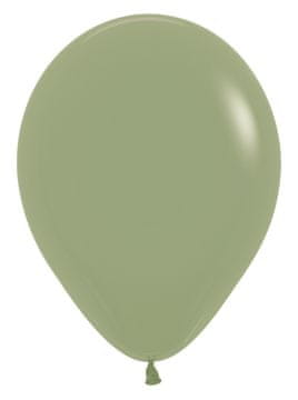em lateks baloni s motivom eukaliptusa, 30 cm, 50 komada.
