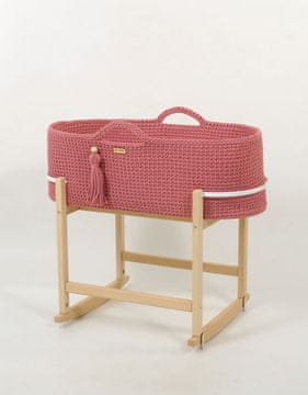 MY SWEET BABY BOHO Ručno izrađena Mojsijeva košara s kolijevkom - Cvijet