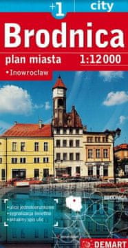 Brodnica +1. Inowrocław. Karta / plan grada.