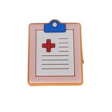 Gumowa ozdobna przypinka za Crocs, emblem, našivka, medicinska torbica 41-10 OS
