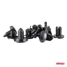AMIO Set srednjih auto kopči i iglica 240 kom -04737
