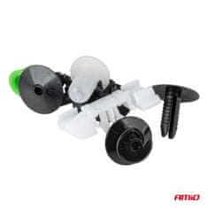 AMIO Set srednjih auto kopči i iglica 290 kom -04742