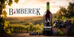 BE 10x Boce vina s tiskom, domaće vino, zelena boca vina, 0,75l