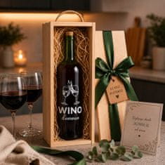 BE 10x Boce vina s tiskom, domaće vino, zelena boca vina, 0,75l