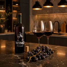 BE 10x Boce vina s tiskom, domaće vino, zelena boca vina, 0,75l