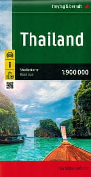 Freytag & Berndt Tajland 1:900.000. Cestovna i turistička karta. Izdanje 2024.
