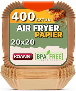 400x ispitane papirnate tacne za air fryer, ulošci za fritezu