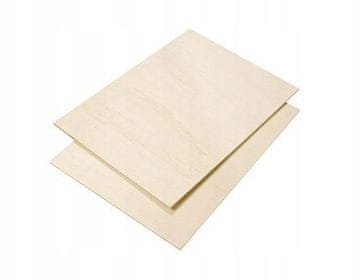 DE ŠPERPLAST 3mm A3 BREZA KL1/2 laserski format za graviranje 10 kom 3 mm