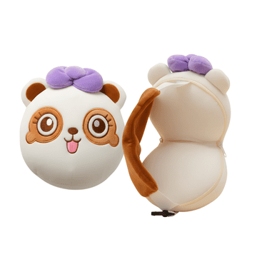 Plišana maskota 4u1: jastuk, povez za oči, privjesak Panda