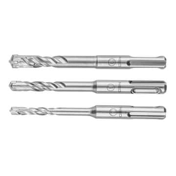 SDS Plus set svrdala za beton, quatro, set od 3 - 6, 8, 10 x 110 mm