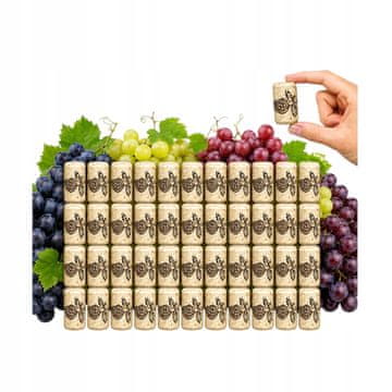 BE 50 kom čepova za vinske boce 23X38 aglomeriranih čepova za vino