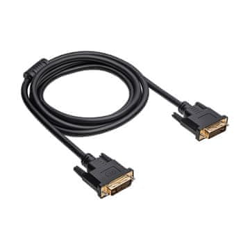 Akyga AK-AV-02 DVI kabel 24+5 pinski Dual Link Full HD kabel za monitor 1,8 m M/M