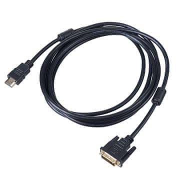 Akyga AK-AV-13 DVI 24+1 HDMI 1.4 kabel Dual Link Audio Video Full HD 3m
