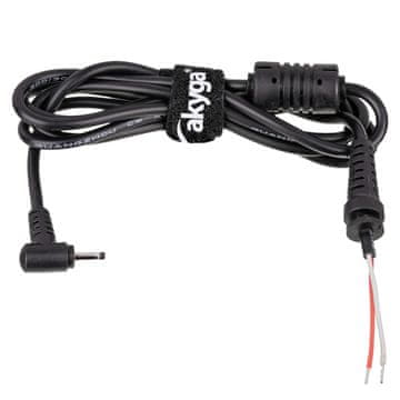 Akyga Kabel za napajanje za prijenosno računalo AK-SC-07 Acer Asus 2,5 x 0,7 mm kabel 1,2 m