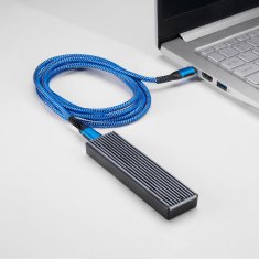 Akyga AK-USB-36 USB-C kabel Pleteni USB kabel 100W E-Mark PD QC 0,5 m 480 Mb/s