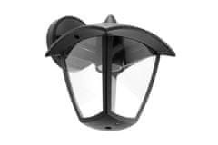 GTV Vrtna lampa Marina-AD, zidna lampa s ravnim dnom, crna - V-MARINADA00