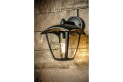 GTV Vrtna lampa Marina-AD, zidna lampa s ravnim dnom, crna - V-MARINADA00