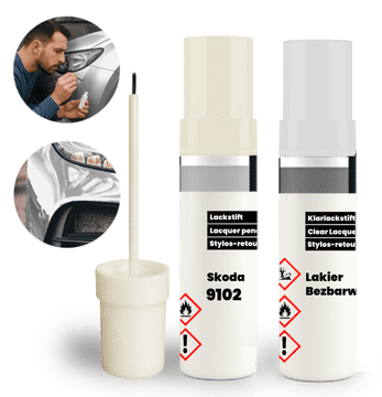 Škoda 9102 Touch-Up - Set za popravak manjih ogrebotina i oštećenja, srebrni