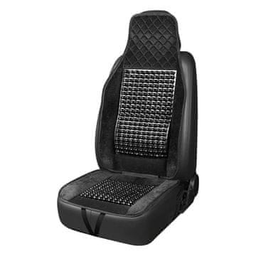 AMIO Prostirka za autosjedalicu s perlicama, crna, 45x120cm, CSM-16 -04429