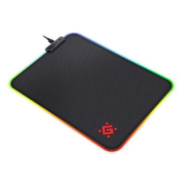 Defender Podloga Defender gaming crna L light 350x300x4mm s led rgb osvjetljenjem