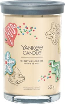Yankee Candle Božićni kolačić - Signature - Svijeća s dva fitilja u čaši