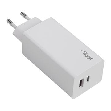 Akyga GaN USB-C USB-A zidni punjač AK-CH-20 PD3.0 5-20V / max 3A QC 100W