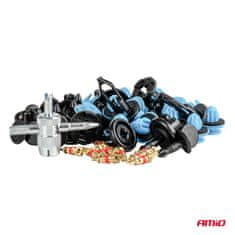 AMIO Mali set auto kopči i iglica s alatima 148 kom -04741