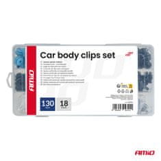 AMIO Mali set auto kopči i iglica s alatima 148 kom -04741