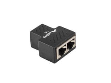 Lanberg Adapter lanberg spojnica mrežni razdjelnik rj-45 - rj-45 x2 oklopljen