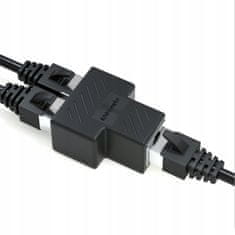 Lanberg Adapter lanberg spojnica mrežni razdjelnik rj-45 - rj-45 x2 oklopljen