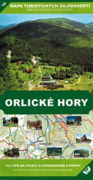 Orlické planine 1:80 000. Karta turističkih atrakcija 10.