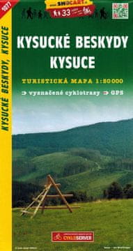 Shocart Kysucke Beskydy / Kysucke Beskydy. Turistička karta 1077. Ur. 2024.