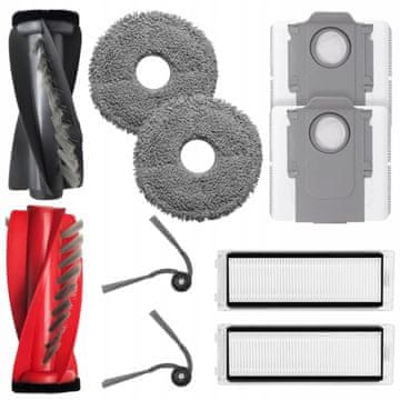 Zamjenski set, četke, filteri, vrećice za Roborock Qrevo Curv/Qrevo Edge