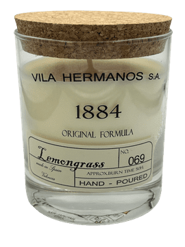 Limunska trava - - mirisna svijeća 190 g s kutijom - serija 1884