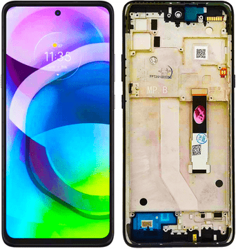 Lcd zaslon i ekran osjetljiv na dodir za Motorola Moto G 5g Xt2113 (obnovljen), crni okvir