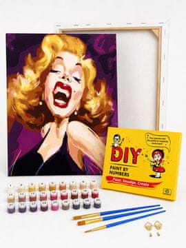 Slikaj po brojevima s okvirom, slike za slikanje - Marilyn Monroe 40x50 cm