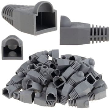 TG66225 RJ45 RJ-45 mrežni poklopac za utikač, set od 50 gumenih poklopaca