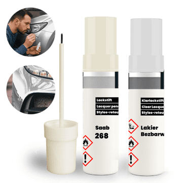 Saab 268 Touch-Up - Set za popravak manjih ogrebotina i oštećenja, srebrni