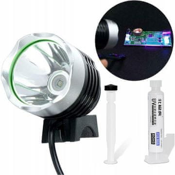 Rosfix Bela soldermaska 10ml s klipom i lampa za otvrdnjavanje soldermaske