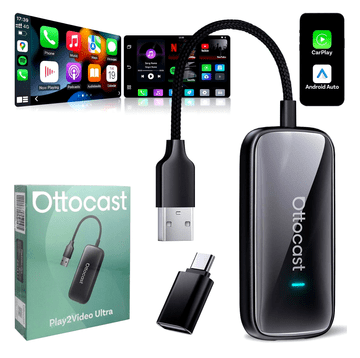 Ottocast Automobilski adapter Ottocast Play2Video Ultra Carplay/android auto all-in-1