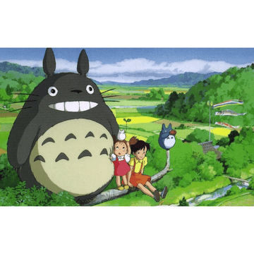 Slikanje po brojevima s okvirom, slike za bojanje – Totoro Ghibli 50x40 cm