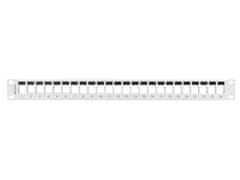 Lanberg Prazni patch panel Lanberg PPKS-1024-S 24 porta 1U 19" za keystone module, siva