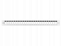 Lanberg Prazni patch panel Lanberg PPKS-1024-S 24 porta 1U 19" za keystone module, siva