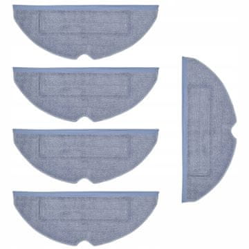 5 krpa za brisanje od mikrovlakana za Roborock S7 / S7 Max / S7 Plus / S8