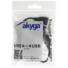 Akyga Hub 4x USB A 2.0 AK-AD-13 Razdjelnik 4 porta Adapter s 15 cm kabelom