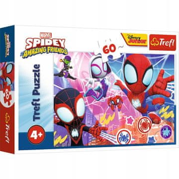 Trefl 17410 "60" - Herojska avantura/ Spidey i njegovi nevjerojatni prijatelji